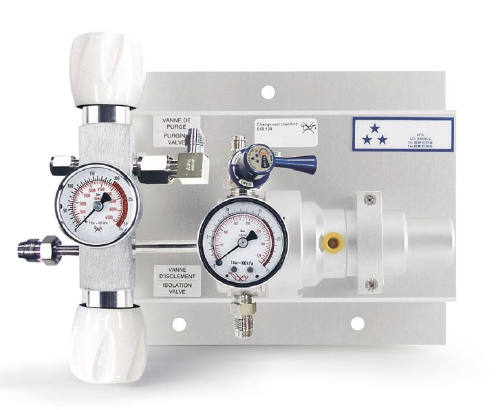 Сверхчистая панель подачи для использования с газами сверхвысокой степени чистоты серии CM 104 UC 